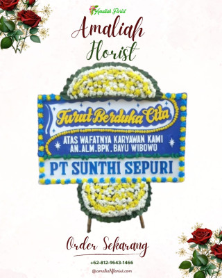 Papan Bunga Duka di Rambah
